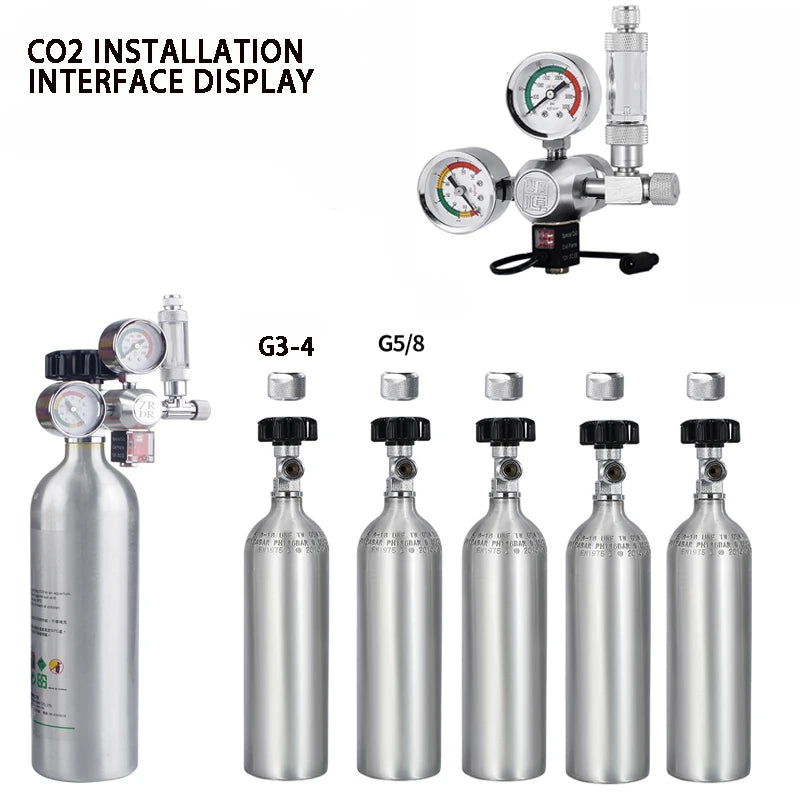 Aquarium CO₂ Aluminum Cylinder