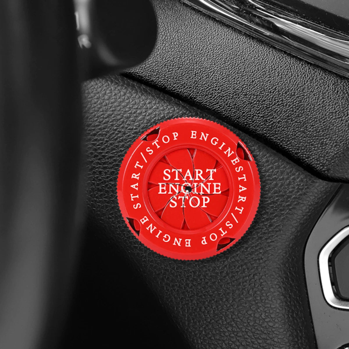 Car Engine Start Stop Button Cover