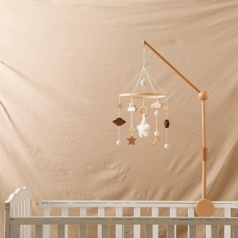 Wooden Baby Crib Mobile
