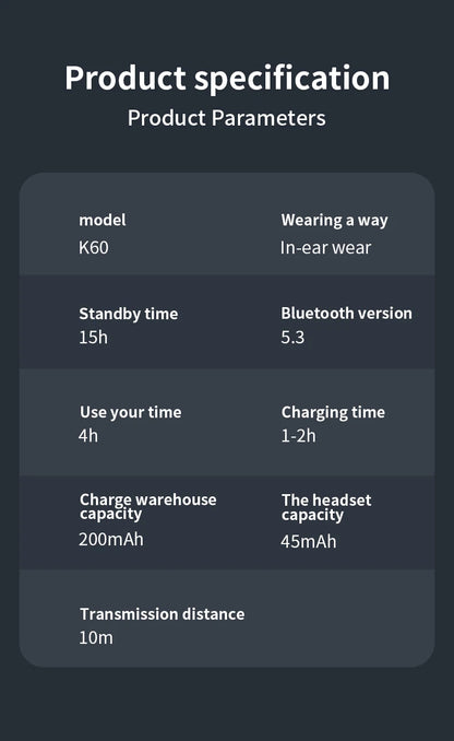 Bluetooth Wireless Earphones