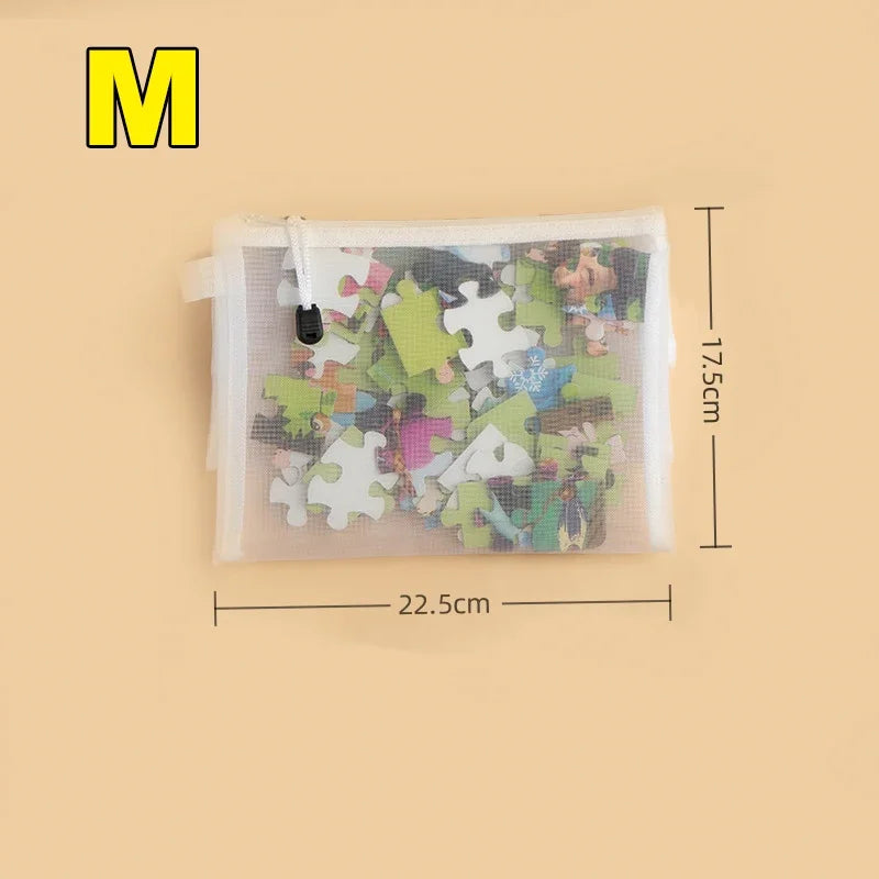 Mesh Zipper Storage Pouches