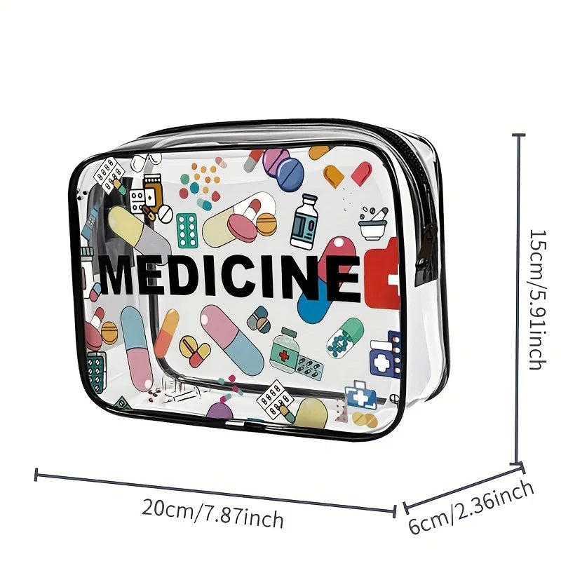 Travel Medicine & Cosmetic Organizer Bag