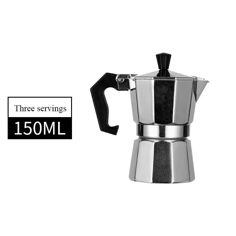 Classic Aluminum Moka Pot Espresso Maker