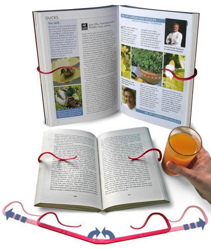 Portable Book Holder & Desk Bookend Organizer