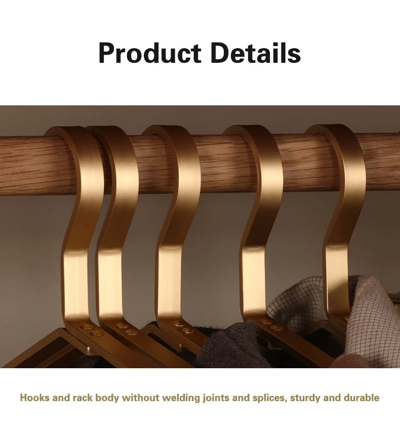 Aluminum Alloy Clothes Hangers Set