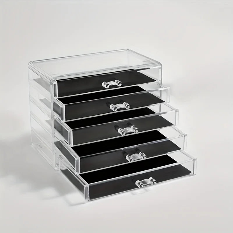 Clear Acrylic Drawer Desk Organizer