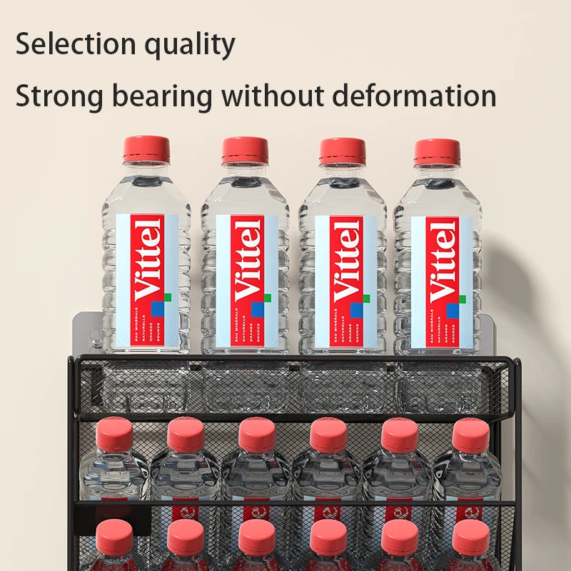 Mesh Desk File Organizer, 5-Tier Vertical Document Tray with Wall Mount Option