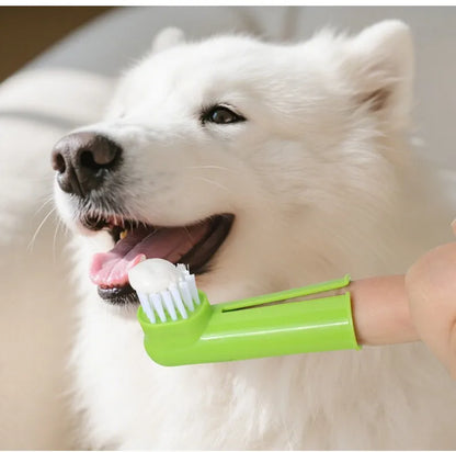 Dog & Cat Oral Care Toothbrush Kit with Finger Brush