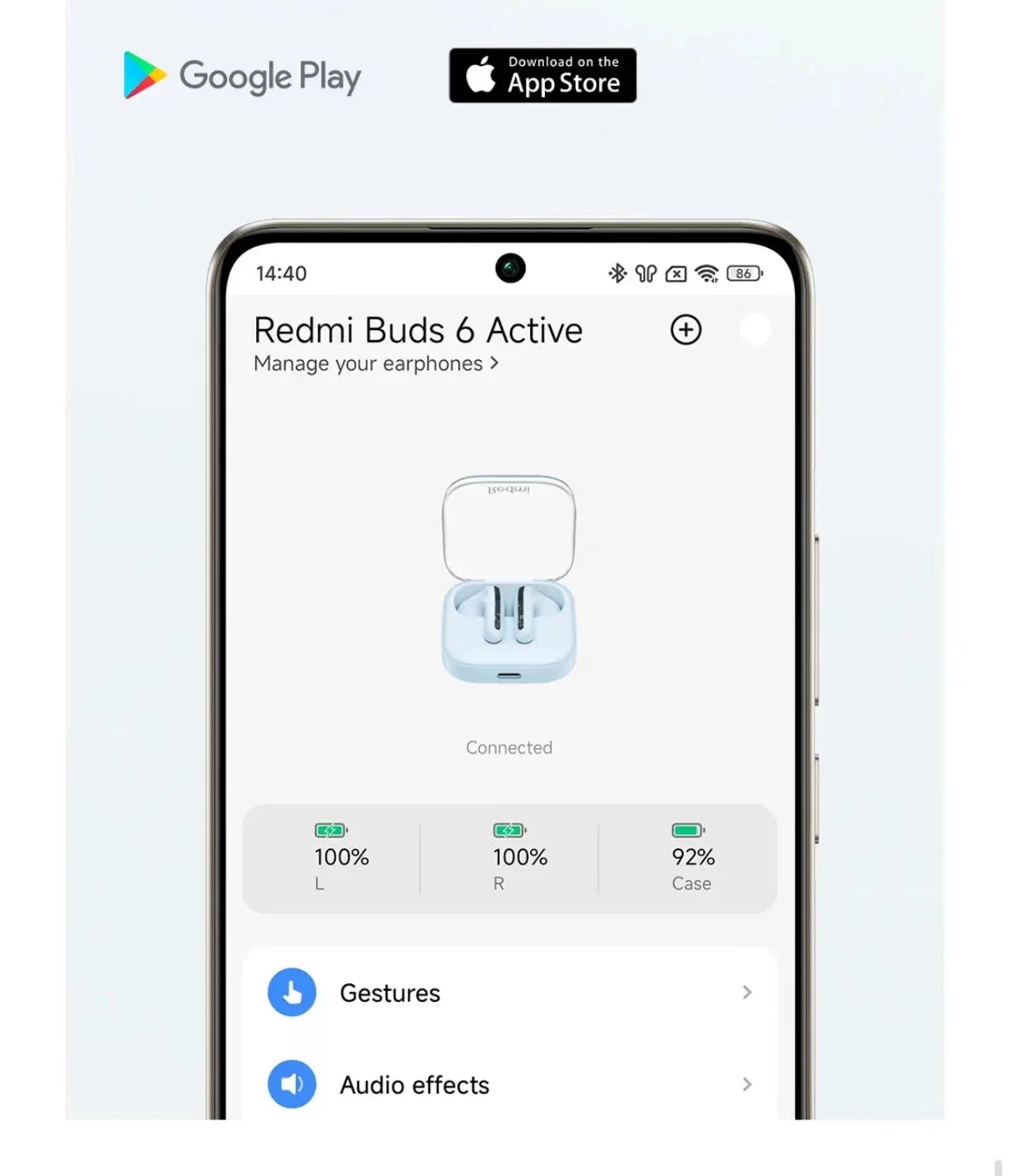 Xiaomi Redmi Buds 6 Active Wireless Bluetooth Earbuds