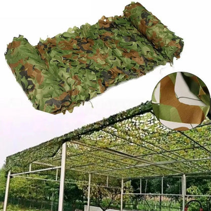 Heavy-Duty Camouflage Net for Garden Shade, Photography & Outdoor Cover