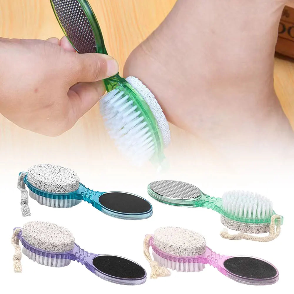 4-in-1 Pedicure Foot Care Tool with Pumice & Callus Remover
