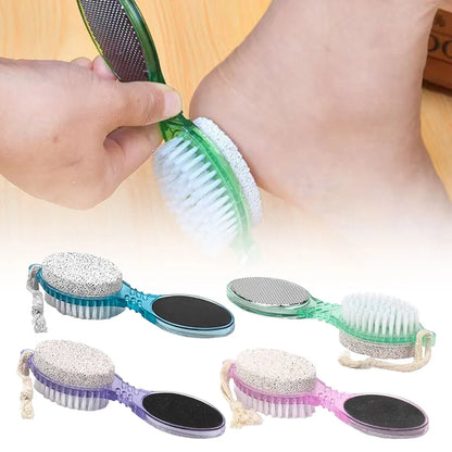4-in-1 Pedicure Foot Care Tool with Pumice & Callus Remover