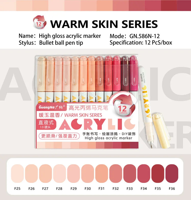 High Gloss Acrylic Paint Markers