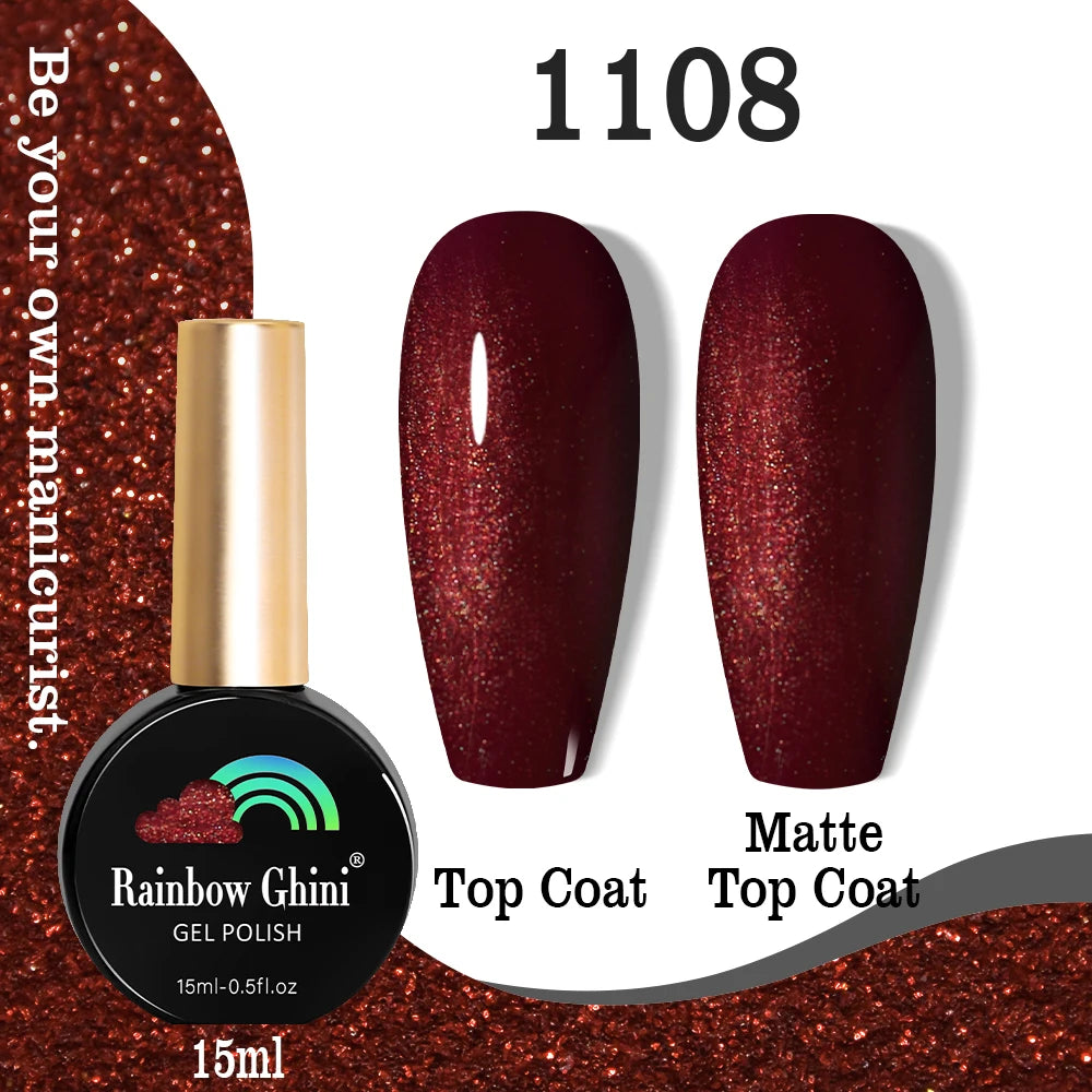Rainbow Ghini 15ML HEMA & TPO Free Gel Nail Polish
