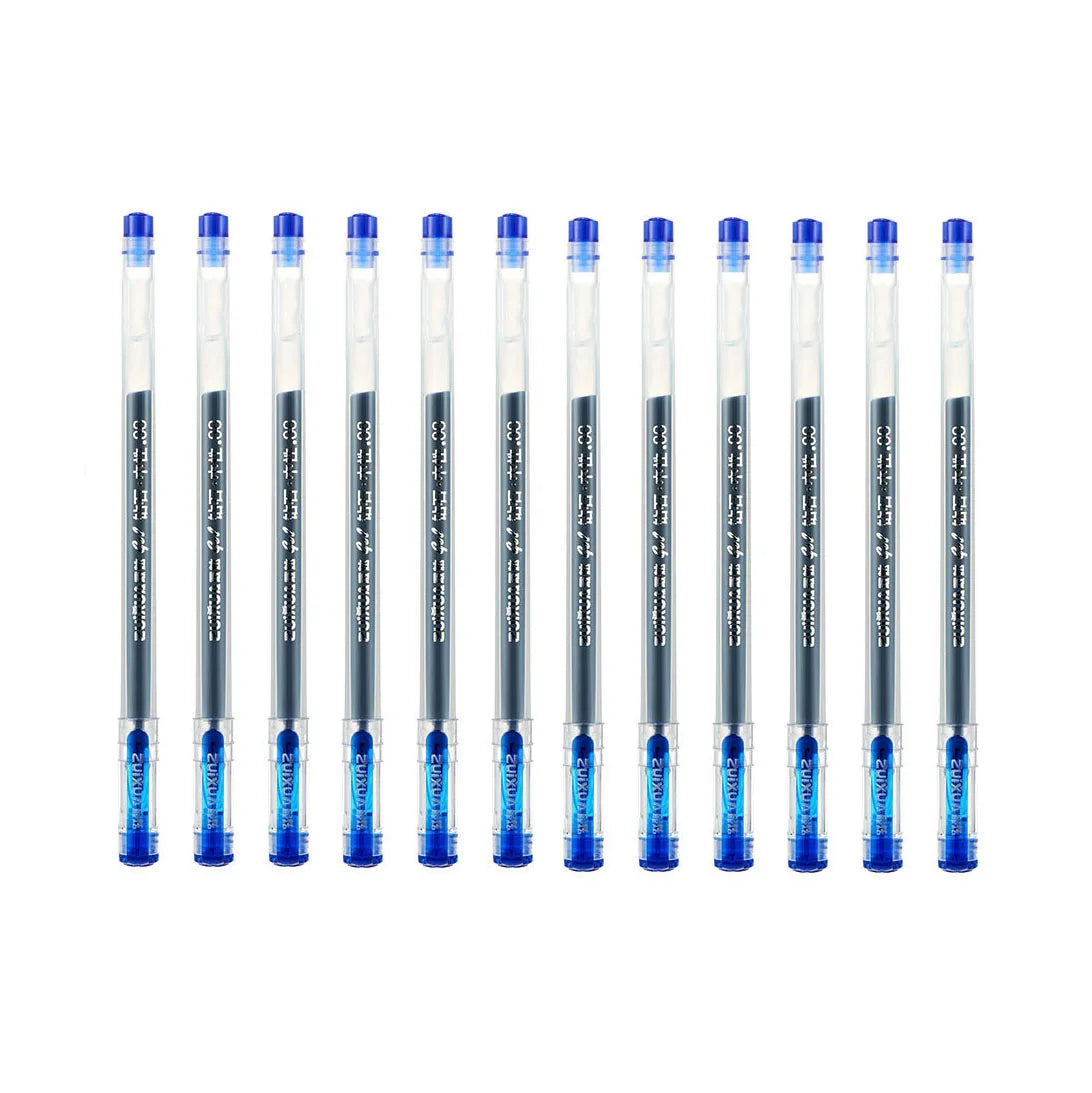Large-Capacity Fine Point Gel Pen Set