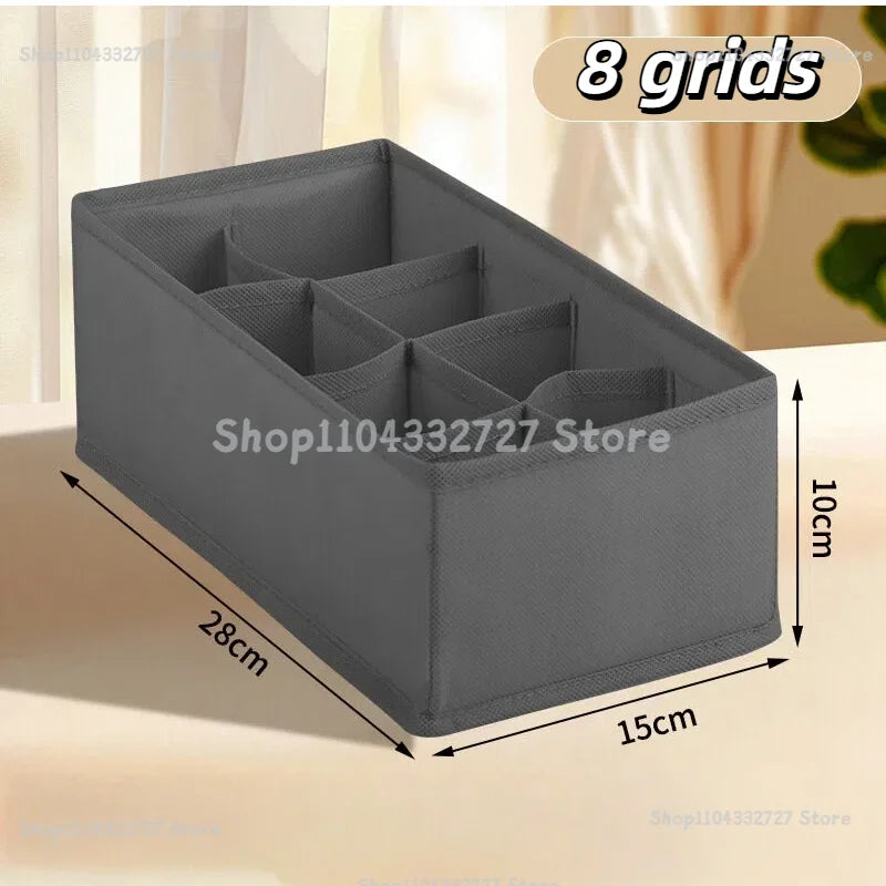 Foldable Underwear & Bra Drawer Organizer Storage Box