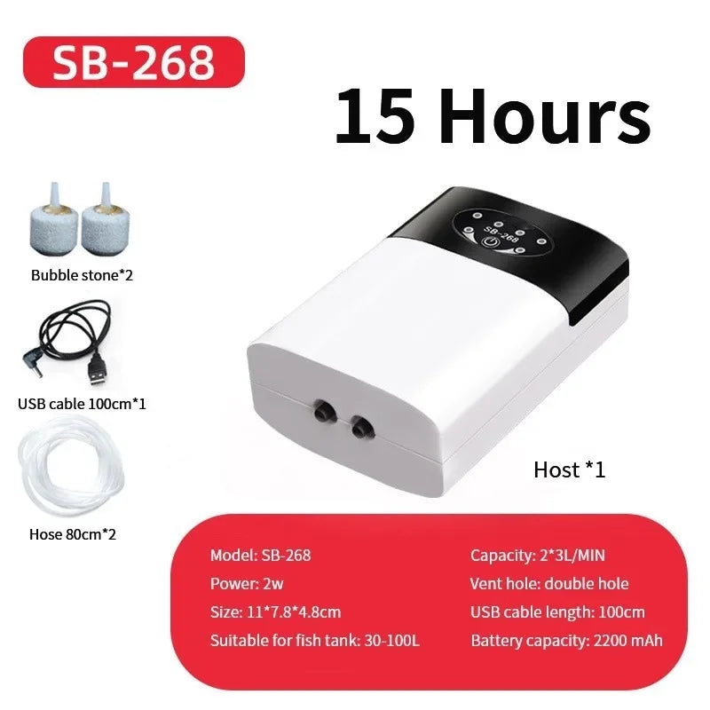 Portable USB Mini Aquarium Air Pump