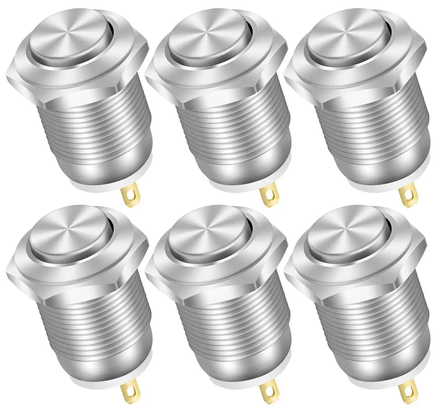 12mm Waterproof Momentary Push Button Switch