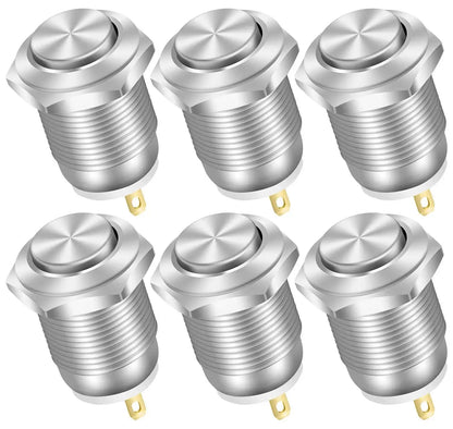 12mm Waterproof Momentary Push Button Switch