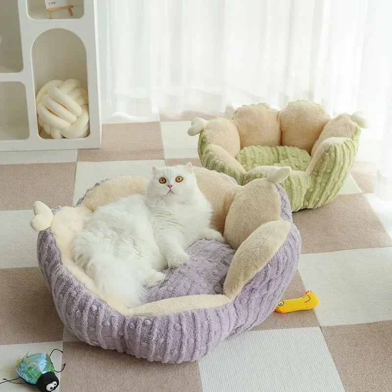Plush Cactus Pet Nest Bed