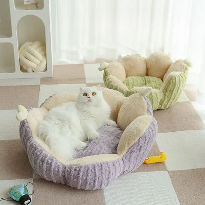 Plush Cactus Pet Nest Bed