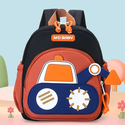 Kids Construction Truck School Backpack