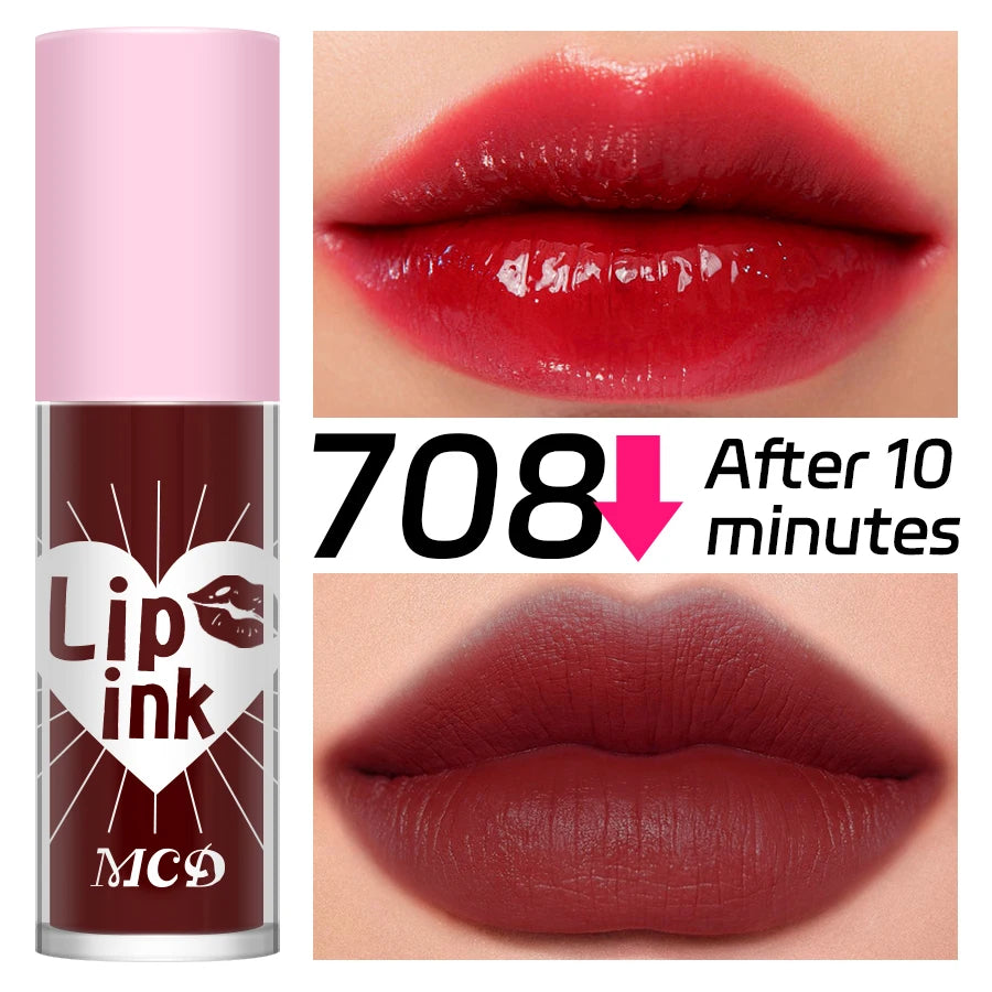 Long-Lasting Velvet Lip Gloss Stain – Plumping Liquid Lip Makeup