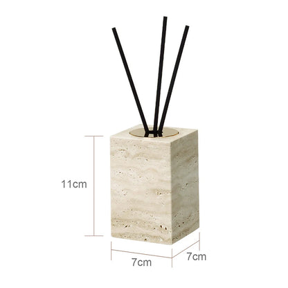 Travertine-Style Bathroom Accessories Set