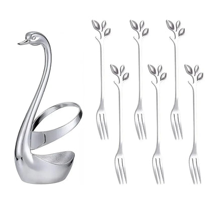 Swan Tableware Holder Set