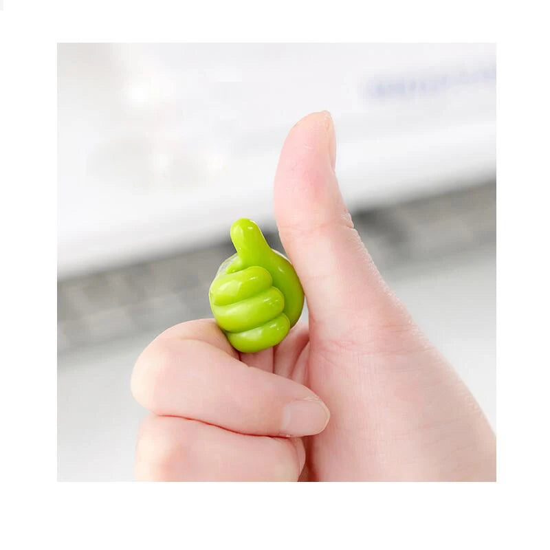 Thumb Silicone Cable Organizer Clips Set