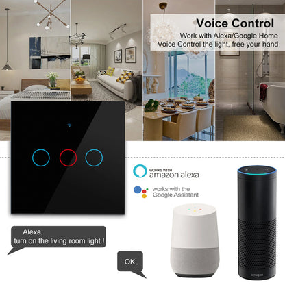 Touch Control Smart Wall Switch for Alexa & Google Home