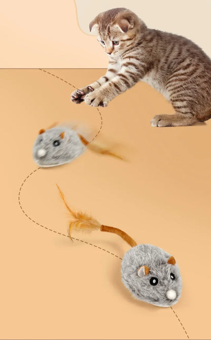 Interactive Moving Mouse Cat Toy