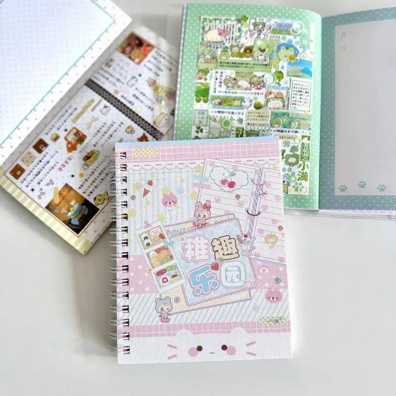 Kawaii K-Pop Sticker Book – 32 Decorative Sheets