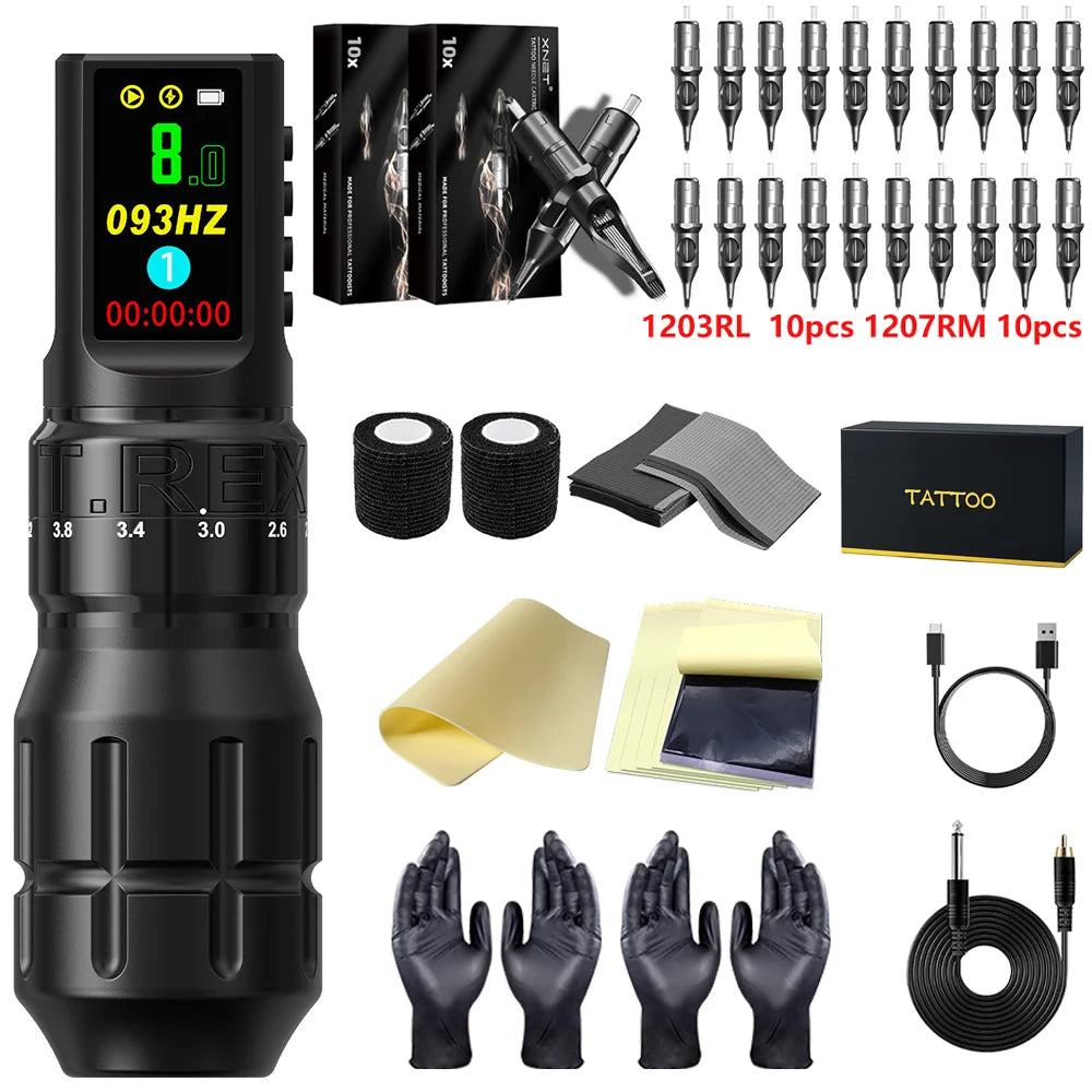 T-Rex Wireless Tattoo Machine Pen Kit