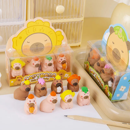 Cute Stationery Capybara Eraser