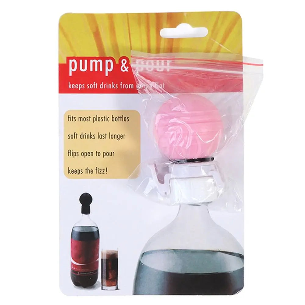 Inflatable Soda Bottle Pump Sealer Cap
