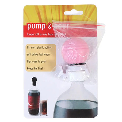 Inflatable Soda Bottle Pump Sealer Cap