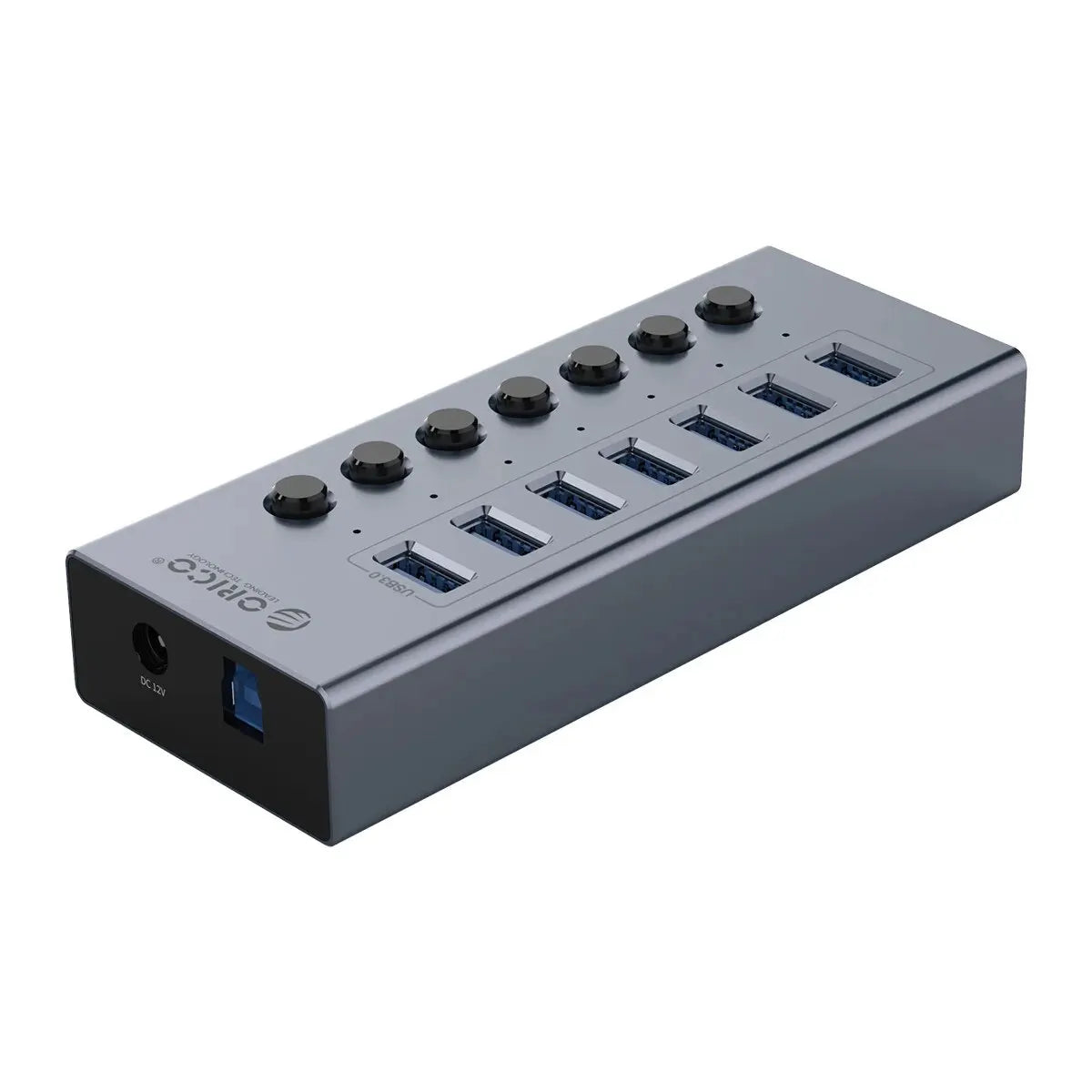 Multi-Port USB 3.0 Data Hub & Power Adapter for PC and Laptop