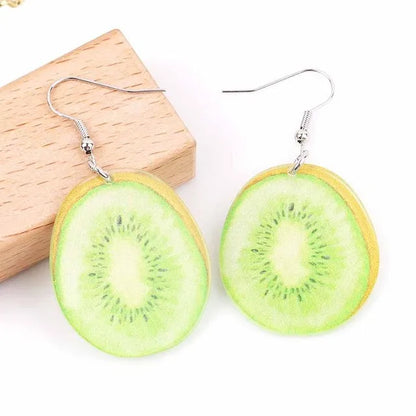 Fruit Vegetables Acrylic Drop Earrings
