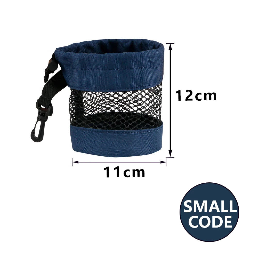 Golf Ball Storage Bag with Drawstring Closure