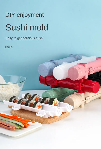Quick Sushi Roll Maker & Rice Mold for Homemade Sushi