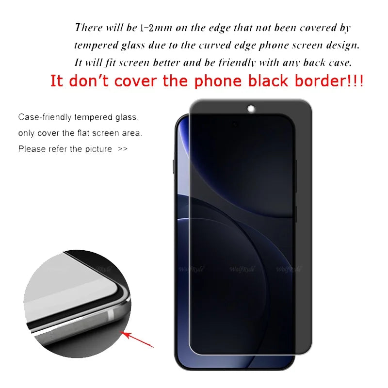 Anti-Spy 9H Tempered Glass & Camera Lens Protector for OPPO Find X9 Series