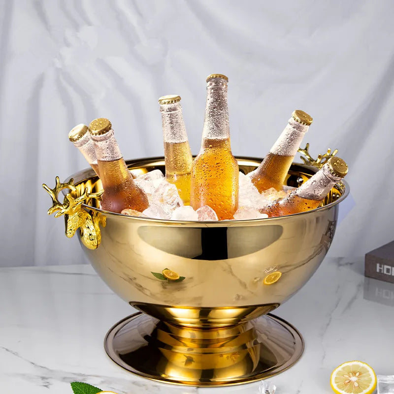 304 Stainless Steel Champagne Ice Bucket