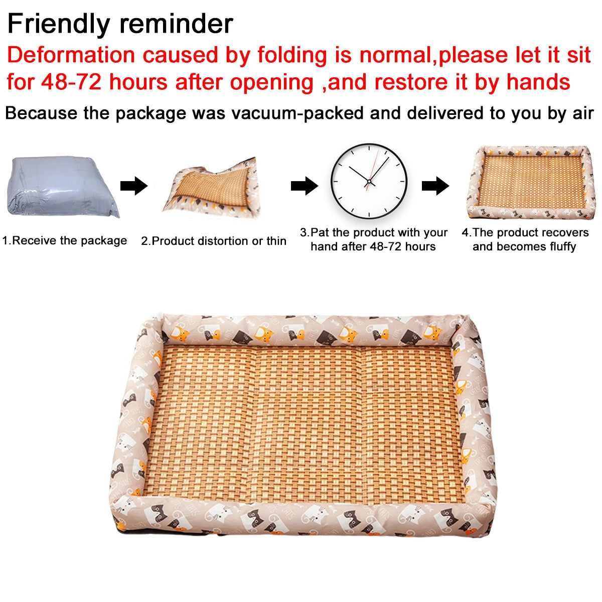 Cooling Bamboo Pet Bed Mat