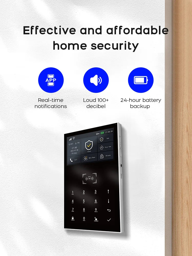 Smart 4G WiFi Home Alarm System