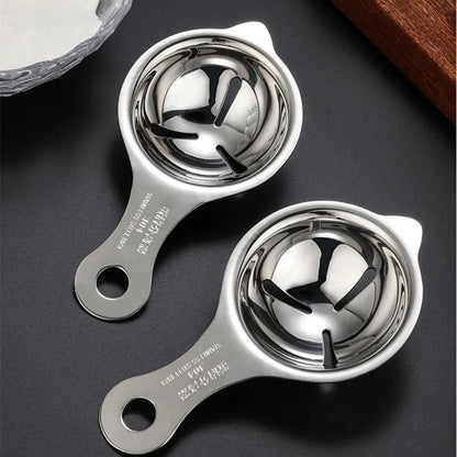 1Pc Stainless Steel Egg Yolk Separator
