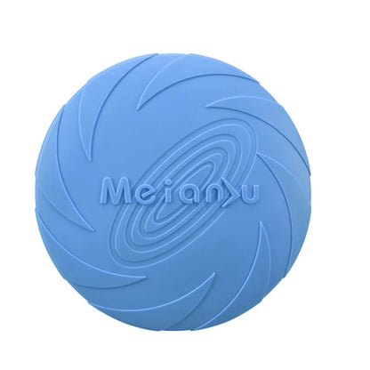Flexible Silicone Dog Frisbee for Interactive Outdoor Play