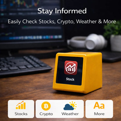 Smart WiFi Market Monitor Clock
