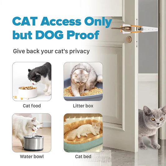 Adjustable Cat Door Holder Latch
