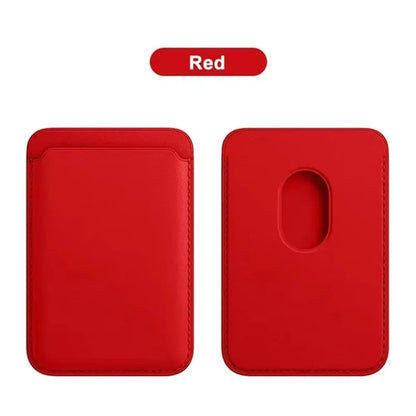 Magnetic Leather Wallet Case for iPhone